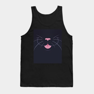 Black cat blep Tank Top